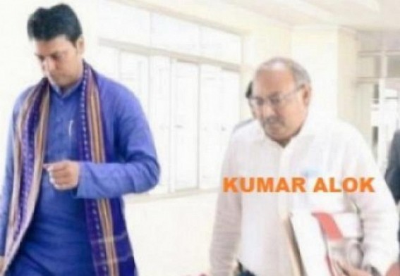CM Manik Saha sacked arrogant Chief Secretary Kumar Alok ( Biplab Deb’s close coterie), demoted to DG SIPARD